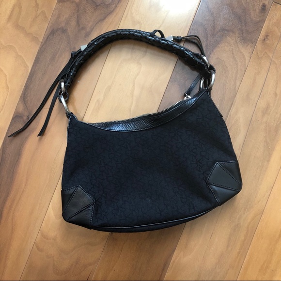 Vintage DKNY Monogram Grommet Bag - Picture 1 of 6